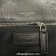 Saint Laurent Niki medium Bag in Crinkled Vintage Leather 633158 Black/Silver