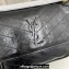 Saint Laurent Niki medium Bag in Crinkled Vintage Leather 633158 Black/Gold
