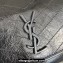 Saint Laurent Niki Large Bag in Crinkled Vintage Leather 498883 Black/Silver