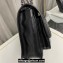 Saint Laurent Niki Large Bag in Crinkled Vintage Leather 498883 Black/Silver