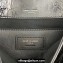 Saint Laurent Niki Baby Bag in Crinkled Vintage Leather 633160 Black/Silver