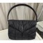 Saint Laurent puffer messenger bag in econyl® regenerated nylon 733630 Black