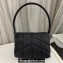 Saint Laurent puffer messenger bag in econyl® regenerated nylon 733630 Black