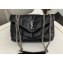 Saint Laurent toy puffer Bag in lambskin 759337 Black/Silver