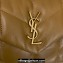 Saint Laurent toy puffer Bag in lambskin 759337 Brown