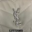 Saint Laurent toy puffer Bag in lambskin 759337 Vintage White/Silver