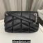 Saint Laurent puffer small Bag in nappa leather 577476 Black/Silver