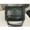 Saint Laurent Niki Baby Bag in Crinkled Vintage Leather 633160 Emerald Green