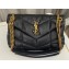 Saint Laurent puffer small Bag in nappa leather 577476 Black/Gold
