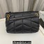 Saint Laurent puffer small Bag in nappa leather 577476 Black/Gold