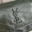 Saint Laurent Niki Baby Bag in Crinkled Vintage Leather 633160 Emerald Green