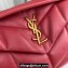 Saint Laurent puffer small Bag in nappa leather 577476 Red