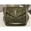 Saint Laurent puffer small Bag in nappa leather 577476 Olive Green/Silver