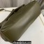 Saint Laurent puffer small Bag in nappa leather 577476 Olive Green/Silver