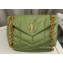 Saint Laurent puffer small Bag in nappa leather 577476 Green