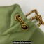 Saint Laurent puffer small Bag in nappa leather 577476 Green