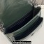 Saint Laurent Niki Baby Bag in Crinkled Vintage Leather 633160 Emerald Green