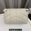 Saint Laurent puffer small Bag in nappa leather 577476 Vintage White/Silver