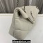 Saint Laurent puffer small Bag in nappa leather 577476 Vintage White/Silver