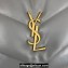 Saint Laurent puffer medium Bag in nappa leather 577475 Gray/Gold