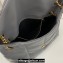 Saint Laurent puffer medium Bag in nappa leather 577475 Gray/Gold