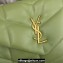 Saint Laurent puffer medium Bag in nappa leather 577475 Green