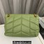 Saint Laurent puffer medium Bag in nappa leather 577475 Green