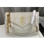 Saint Laurent puffer medium Bag in nappa leather 577475 Vintage White/Gold