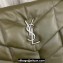 Saint Laurent puffer medium Bag in nappa leather 577475 Olive Green/Silver
