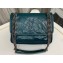 Saint Laurent Niki Baby Bag in Crinkled Vintage Leather 633160 Green