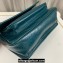 Saint Laurent Niki Baby Bag in Crinkled Vintage Leather 633160 Green