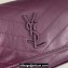 Saint Laurent Niki Baby Bag in Crinkled Vintage Leather 633160 Purple