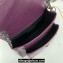 Saint Laurent Niki Baby Bag in Crinkled Vintage Leather 633160 Purple