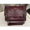 Saint Laurent Niki Baby Bag in Crinkled Vintage Leather 633160 Burgundy