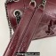 Saint Laurent Niki Baby Bag in Crinkled Vintage Leather 633160 Burgundy