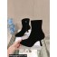 Dior Heel 8cm D-Fiction Heeled Ankle Boots in Suede Black 2024