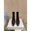 Dior Heel 8cm D-Fiction Heeled Ankle Boots in Calfskin Black 2024
