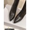 Dior Heel 8cm D-Fiction Heeled Ankle Boots in Calfskin Black 2024