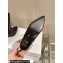 Dior Heel 8cm D-Fiction Heeled Ankle Boots in Calfskin Black 2024