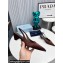 Prada Heel 4cm Satin Pointed Toe Slingbacks Coffee Spring 2024