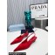 Prada Heel 4cm Satin Pointed Toe Slingbacks Red Spring 2024