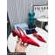 Prada Heel 4cm Satin Pointed Toe Slingbacks Red Spring 2024