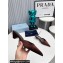 Prada Heel 4cm Satin Pointed Toe Mules Coffee Spring 2024