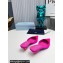 Prada Heel 4cm Satin Pointed Toe Mules Fuchsia Spring 2024