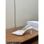 Dior Slingback Pumps with Studs in Calfskin White 2024