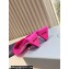 Prada Heel 3cm Satin Square Toe Mules Fuchsia Spring 2024