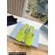 Prada Heel 3cm Satin Square Toe Mules Green Spring 2024