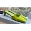 Prada Heel 3cm Satin Square Toe Mules Green Spring 2024