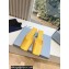 Prada Heel 3cm Satin Square Toe Mules Yellow Spring 2024