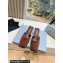 Prada Heel 3cm Satin Square Toe Mules Coffee Spring 2024